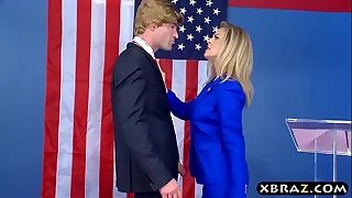 Stunned Ivanka Drumpf helped and anal fucked by a surgeon